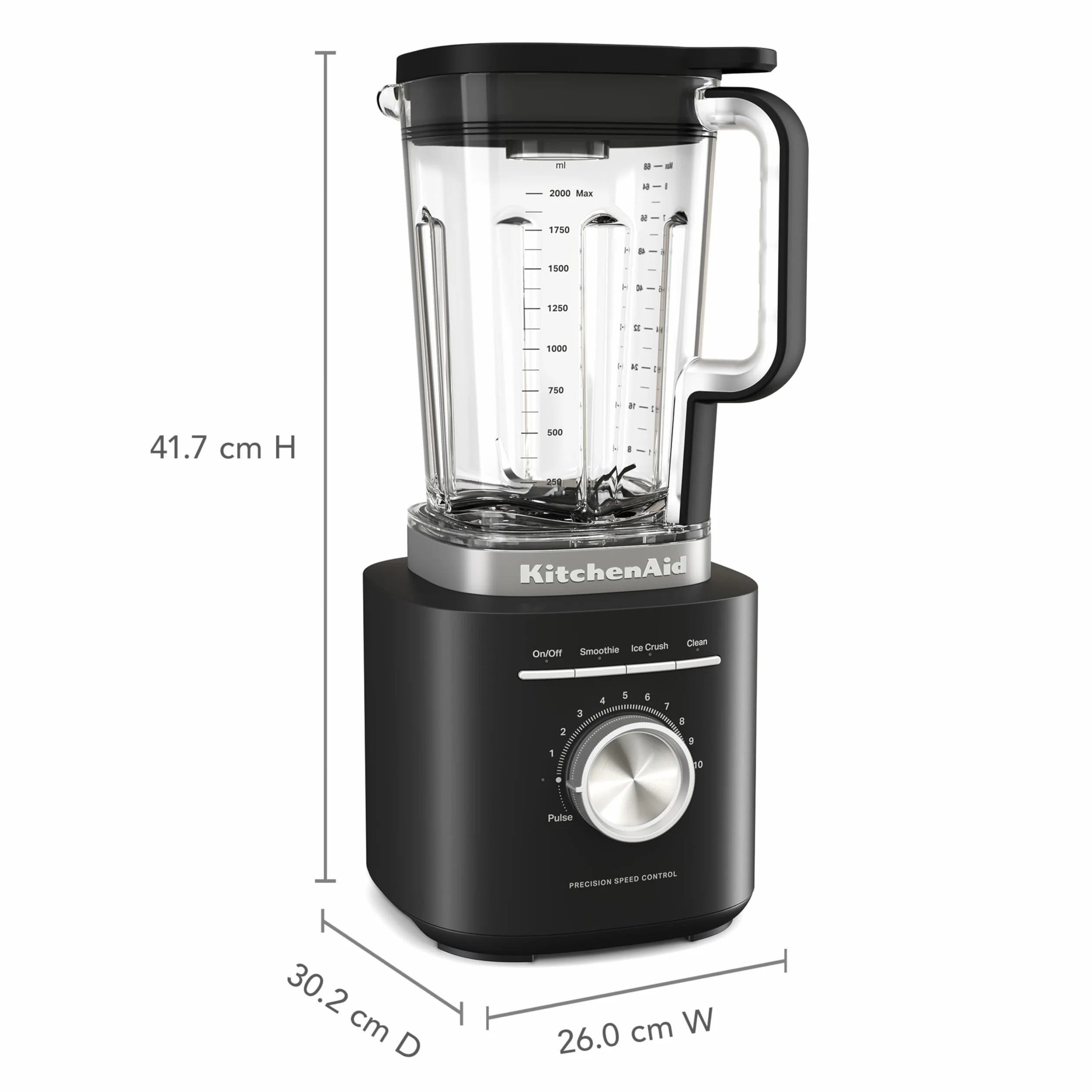 KitchenAid 5KSB2073EBM Pure Power Blender mikser stojący, matowy czarny