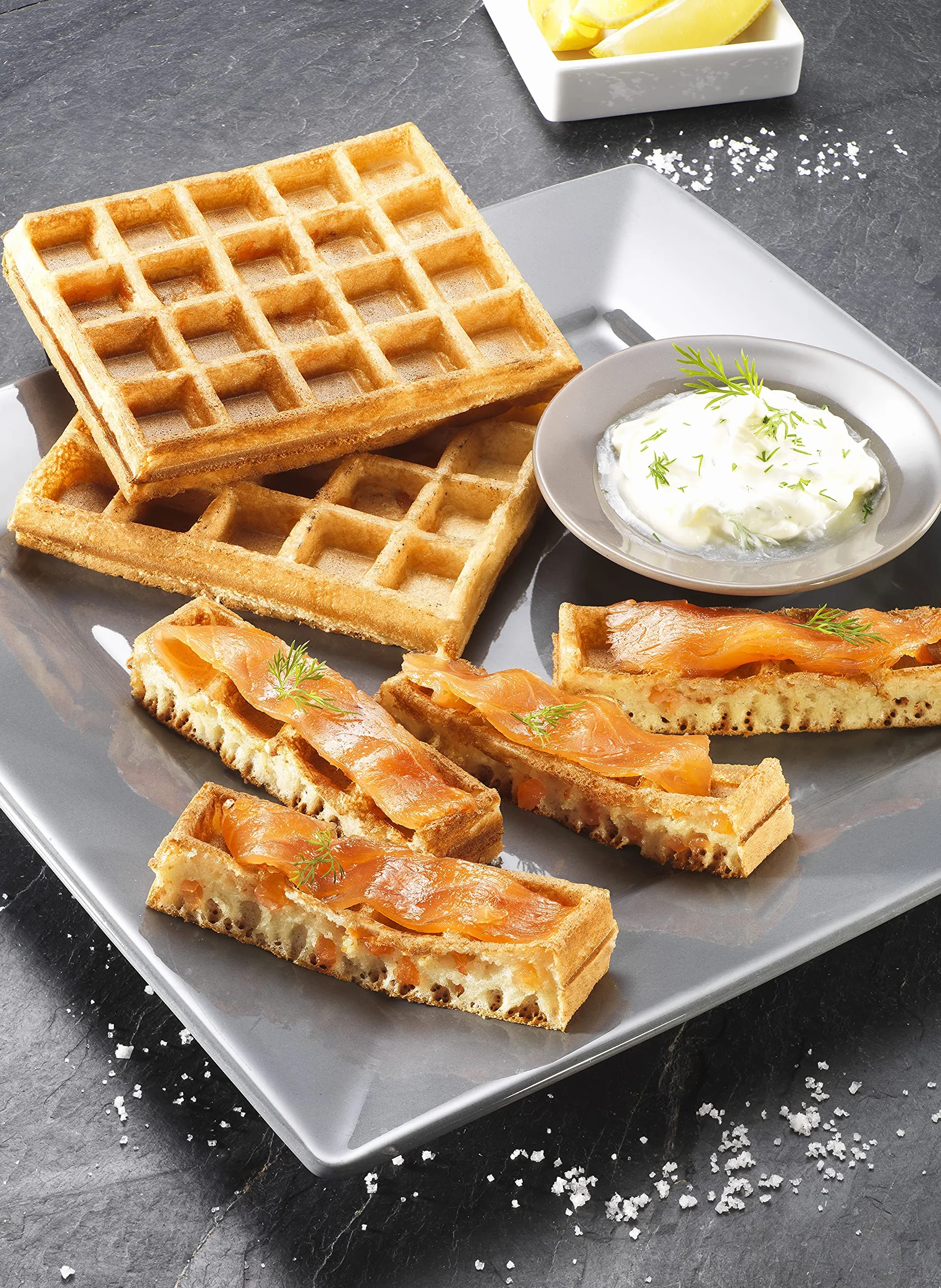 TEFAL Snack Collection SW854 Opiekacz, 4 wymienne komplety płyt w zestawie, moc 700W, możliwość mycia płyt w zmywarce, srebrny