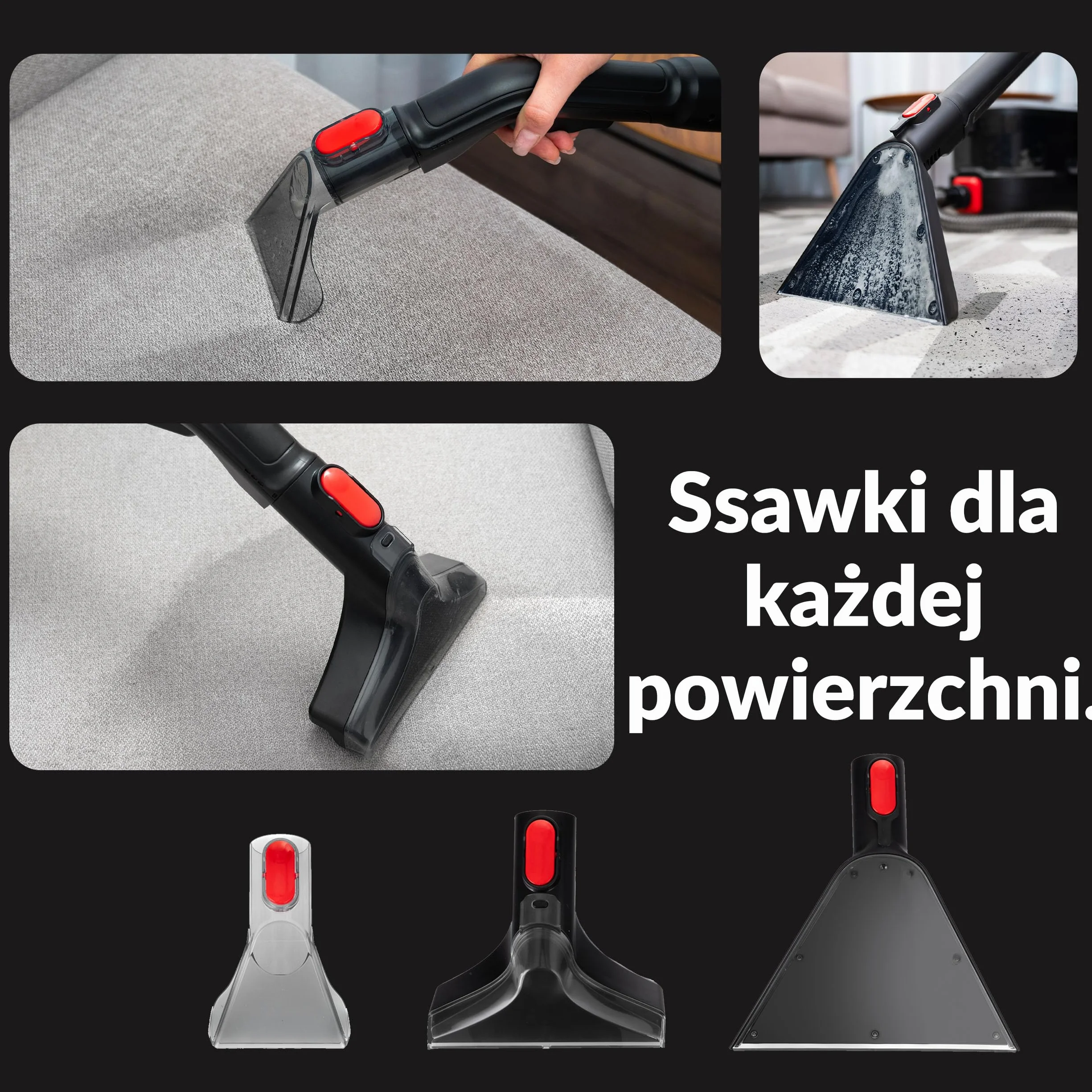 Lehmann LHOVW-8015 Odkurzacz piorący ProWash do dywanów z zestawem ssawek