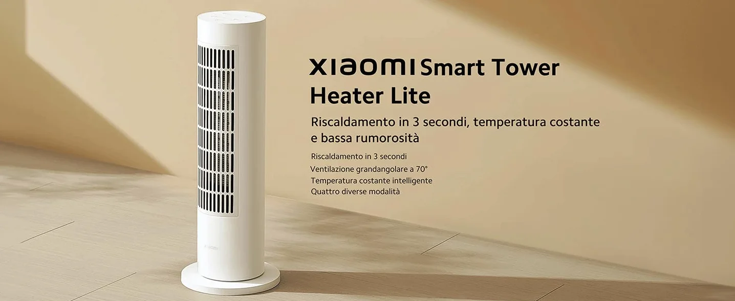 Xiaomi Mi Grzejnik Elektryczny, Biały, 2000W 230V