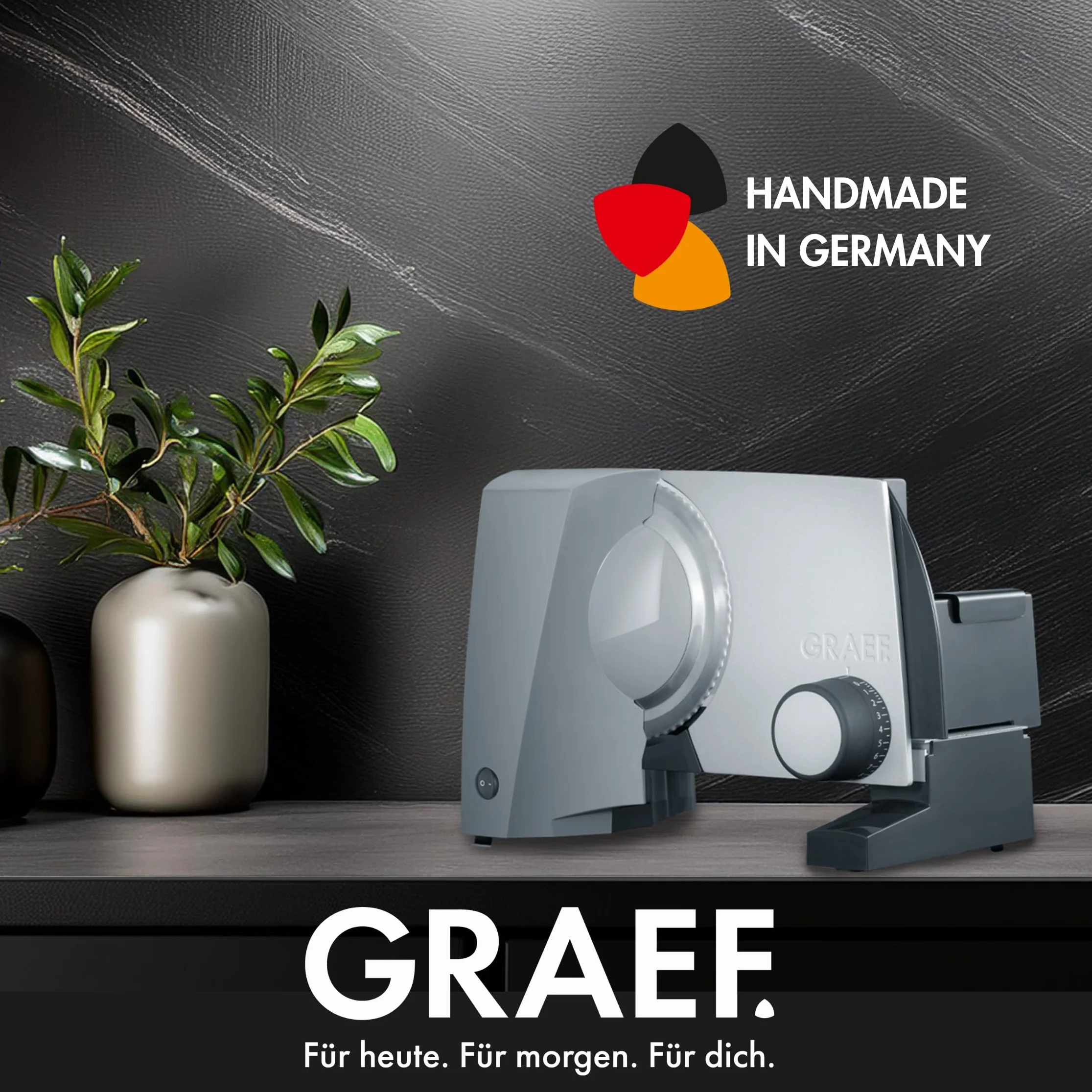 Graef G50 Krajalnica Uniwersalna 170 W Metal Czarny/Szary