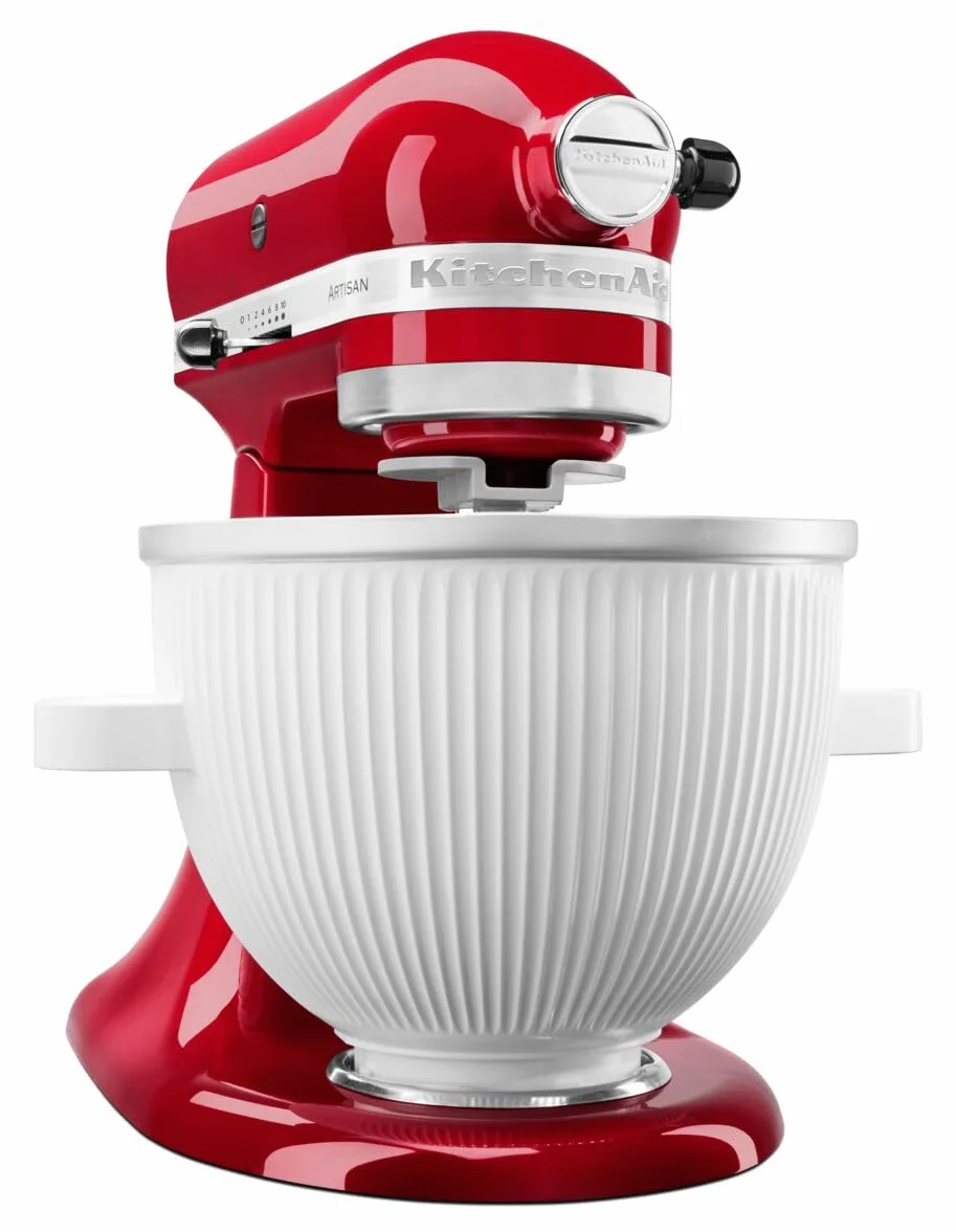 KitchenAid 5KSMICM Maszyna do lodów, aluminium