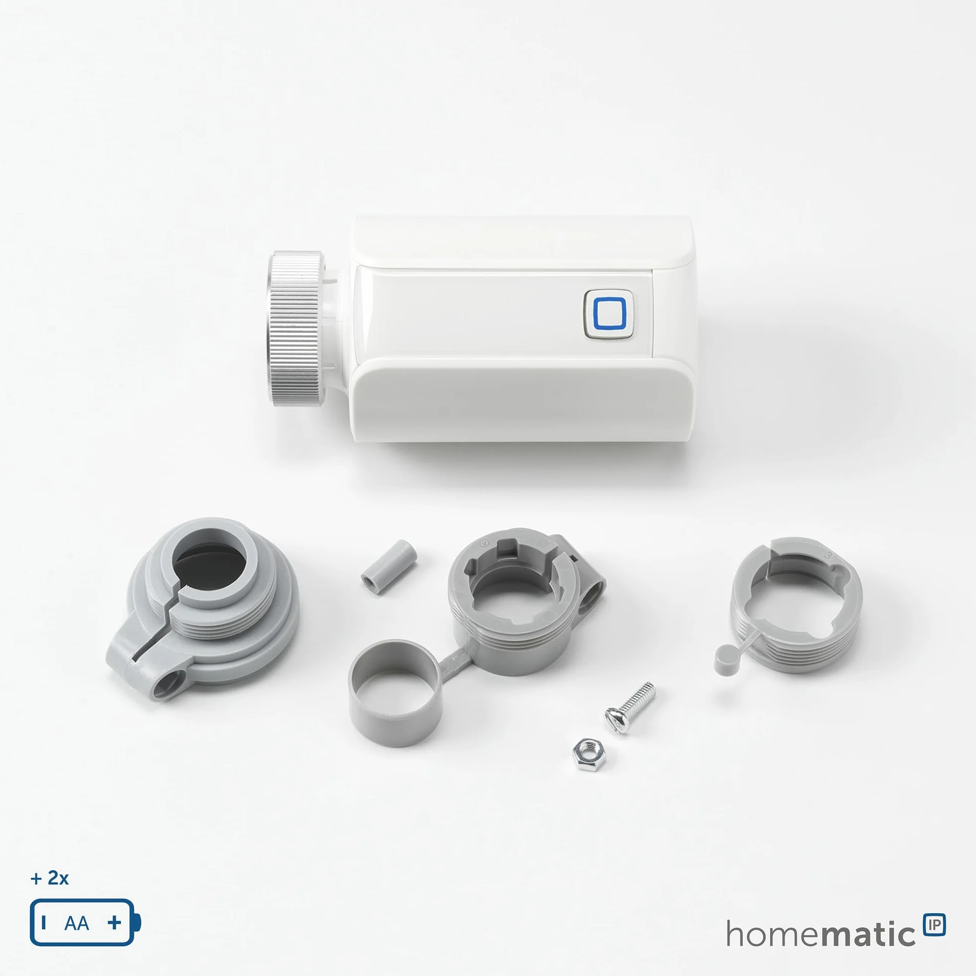 Homematic LP Smart Home termostat do grzejnika EVO, Biały, 53 x 55 x 94 mm