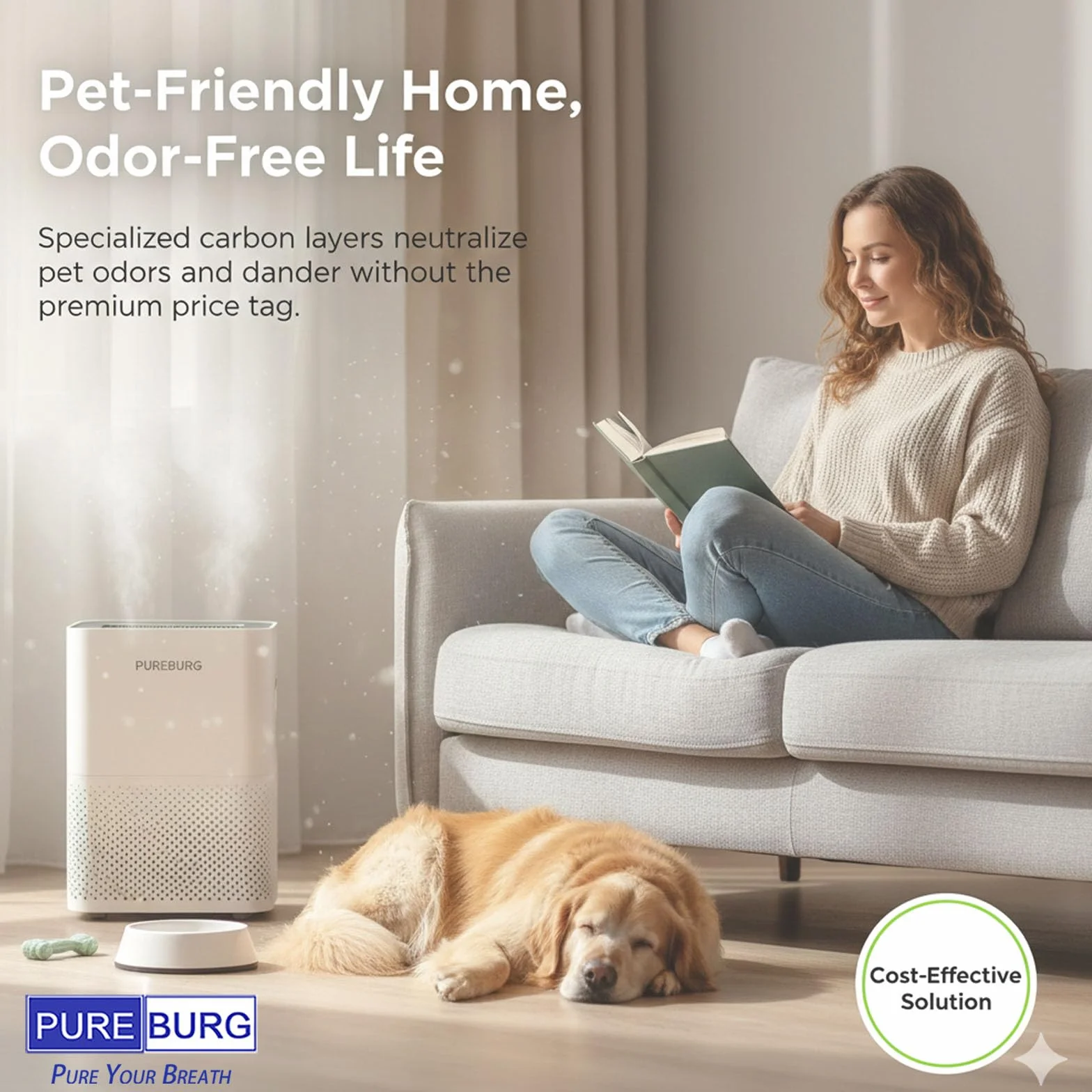 PUREBURG Premium H14 HEPA i filtr z węglem aktywnym, zapasowy filtr kompatybilny z VENTA AP902, AH902, LP60, LP60 WiFi, oczyszczacz powietrza LPH60 WiFi, 2 sztuki