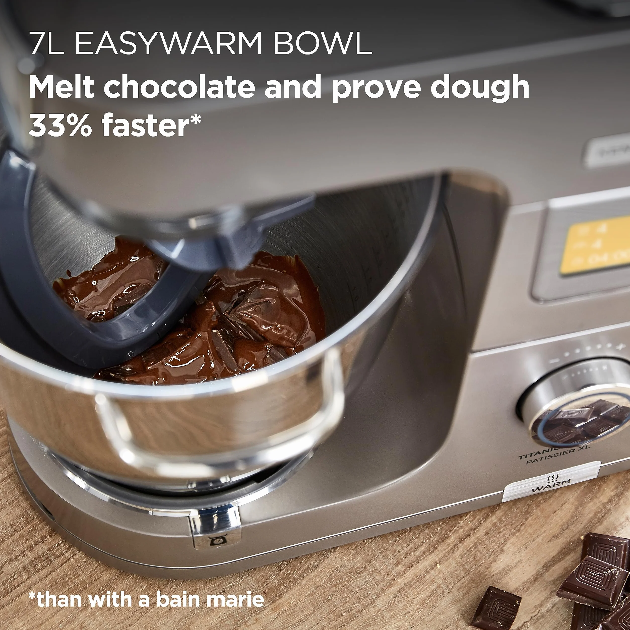 Kenwood Titanium Chef Patissierxl Robot Kuchenny, Srebrny, 1400 W