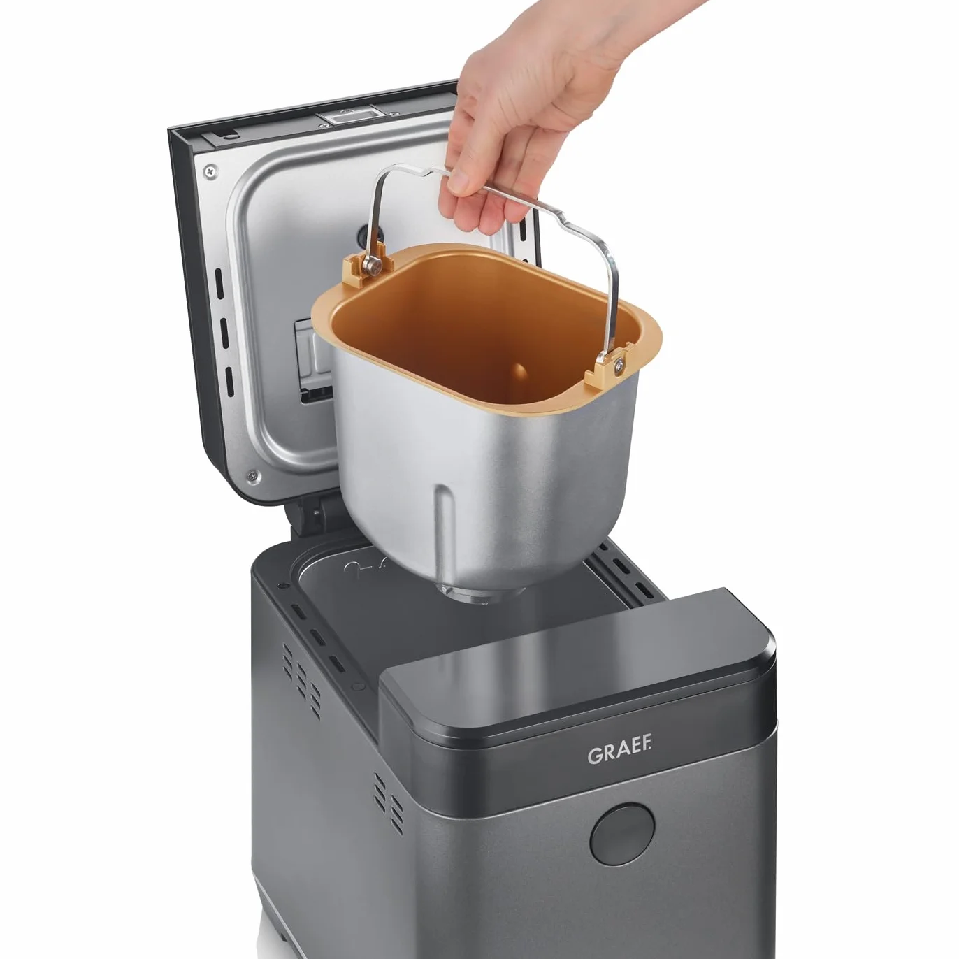 GRAEF BA806 automat do pieczenia chleba 36 programów 500g 750g utrzymywanie ciepła 60 min