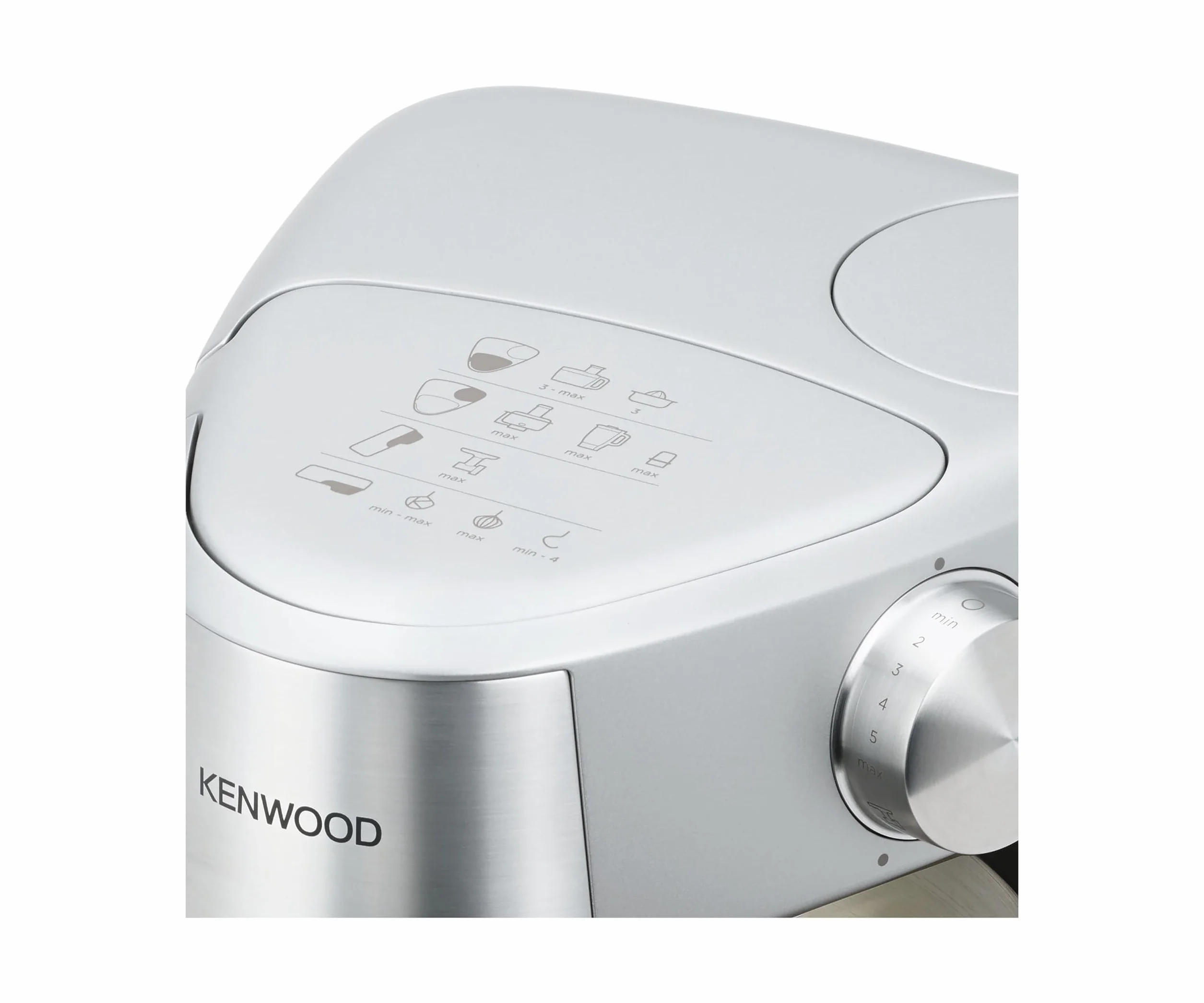 Kenwood Prospero+ KHC29A.R0SI robot kuchenny, miska ze stali nierdzewnej 4,3 l, w zestawie 10-częściowy zestaw akcesoriów z maszynką do mięsa, szklanym mikserem, wyciskarką do cytrusów, sokowirówką i