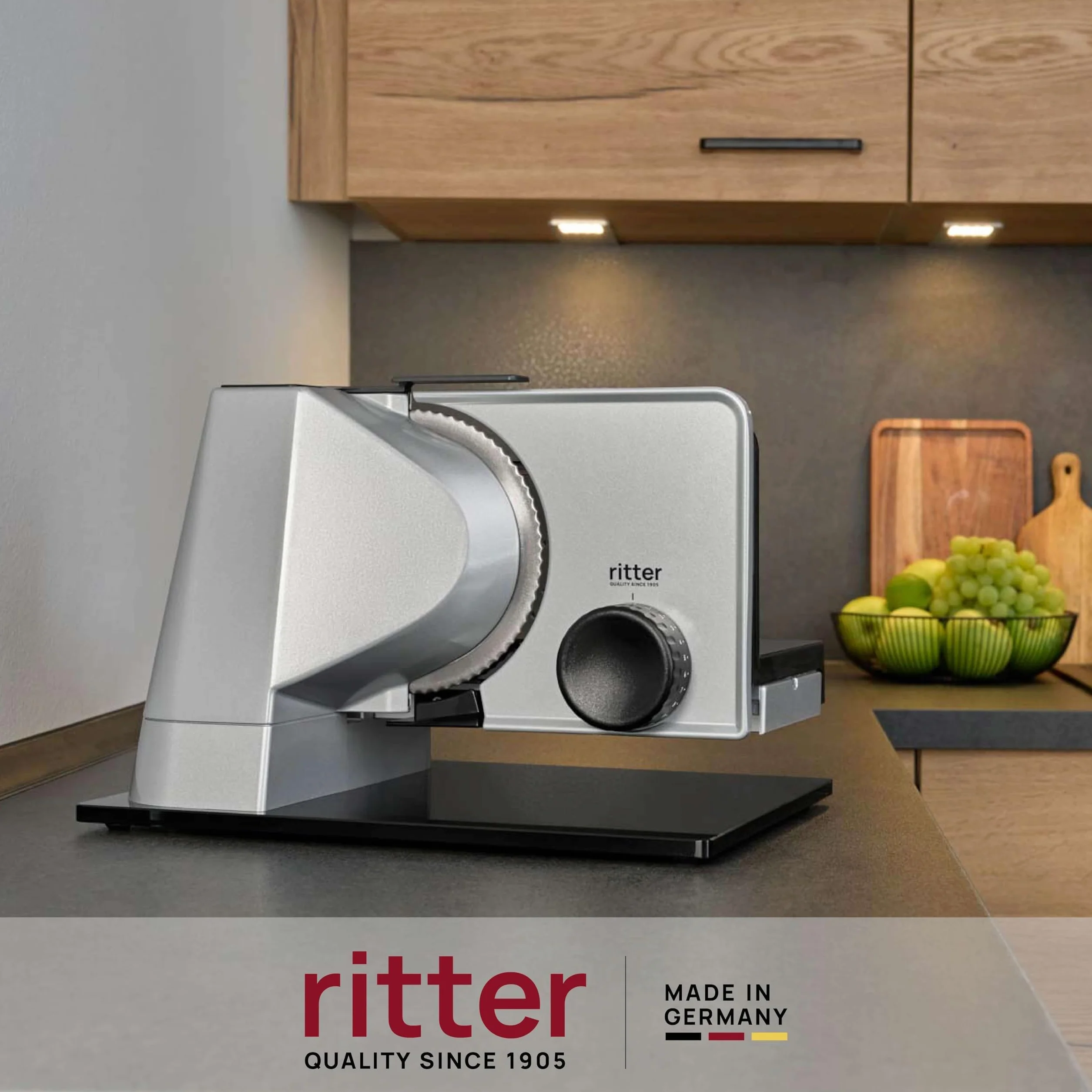 Ritter Sono 5 elektryczna krajalnica do chleba, metalu, ECO, Made in Germany