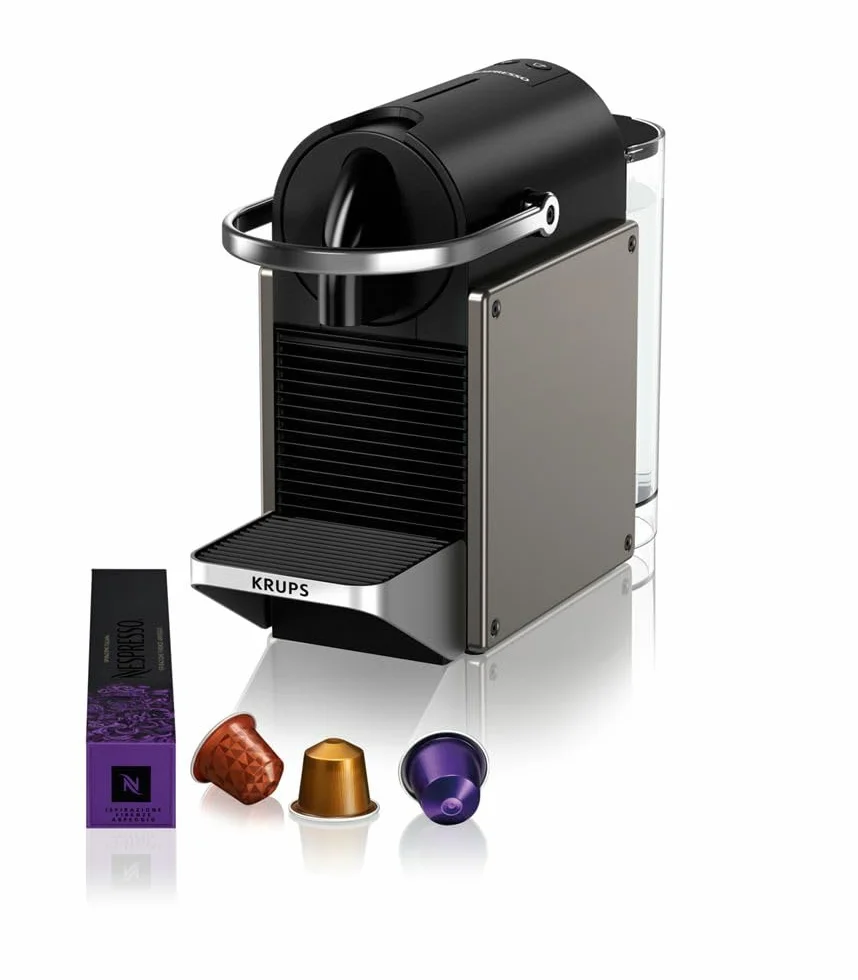 Krups Nespresso Pixie Redesign ekspres do kawy w kapsułkach tytan YY5290FD