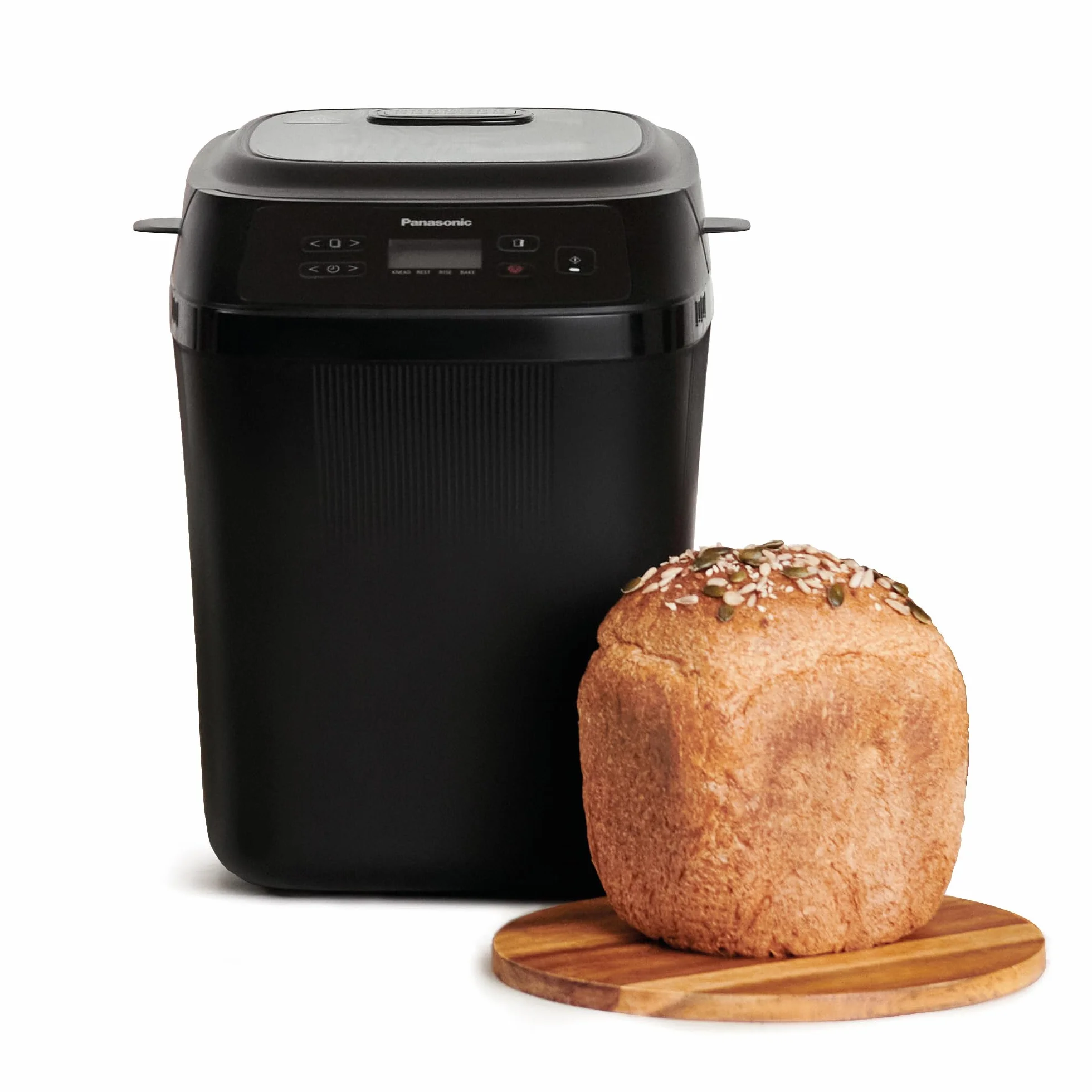 Panasonic SD-PN100KXE automatyczny mini automat do pieczenia chleba dla małych gospodarstw domowych, 4 programy bezglutenowe, kompaktowa konstrukcja, 18 automatycznych programów, wyświetlacz LCD,