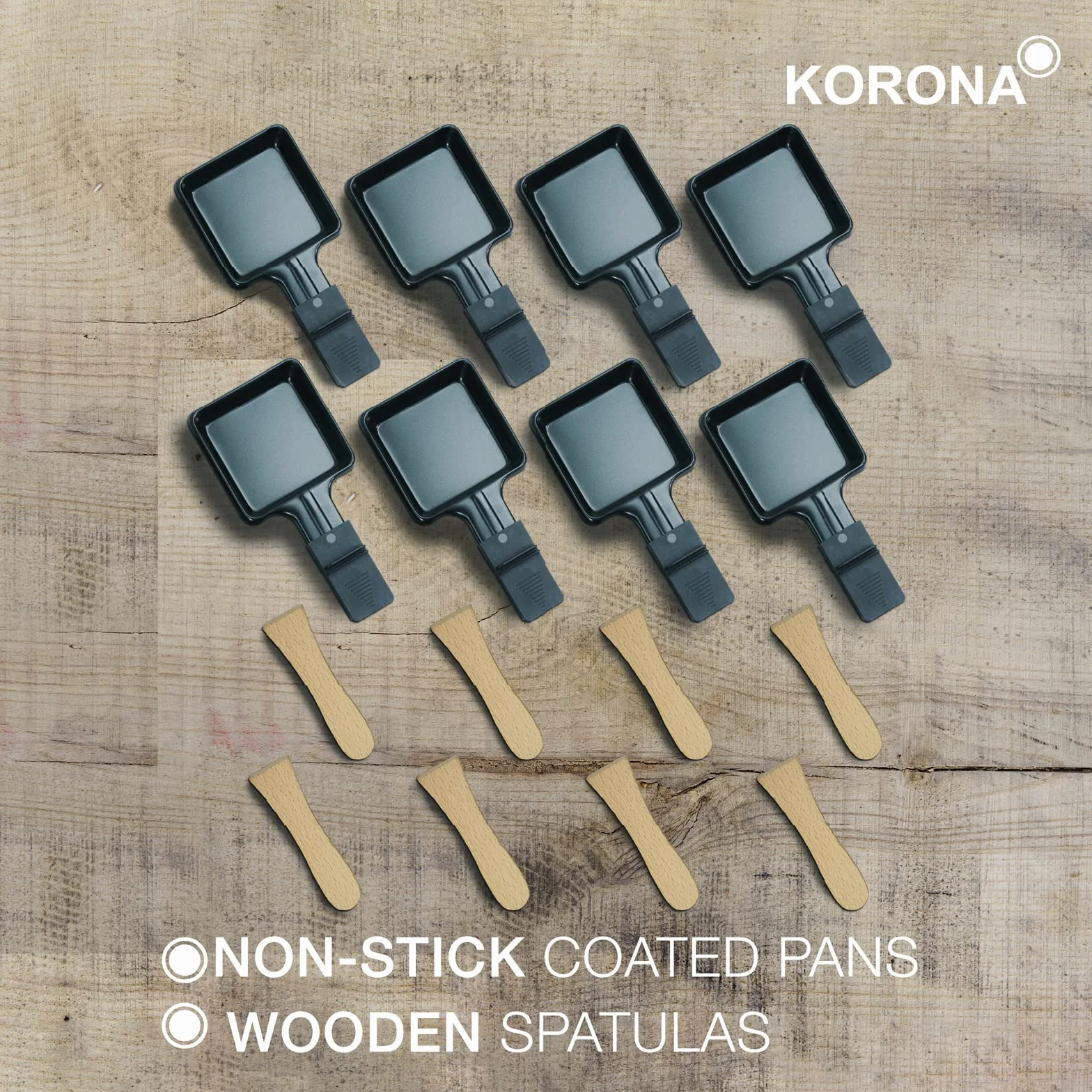 Korona 45071 obrotowa raclette dla 8 osób nieprzywierająca płyta grillowa kamień naturalny
