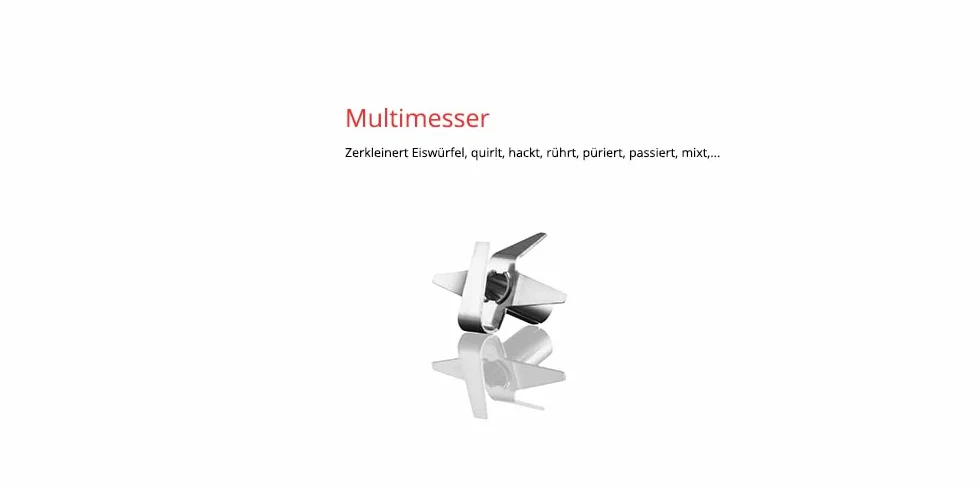 ESGE Zauberstab P 350 Profi, blender ręczny biały wraz z nożem wielofunkcyjnym, do 22 000 obr./min, 90880, biały/szary