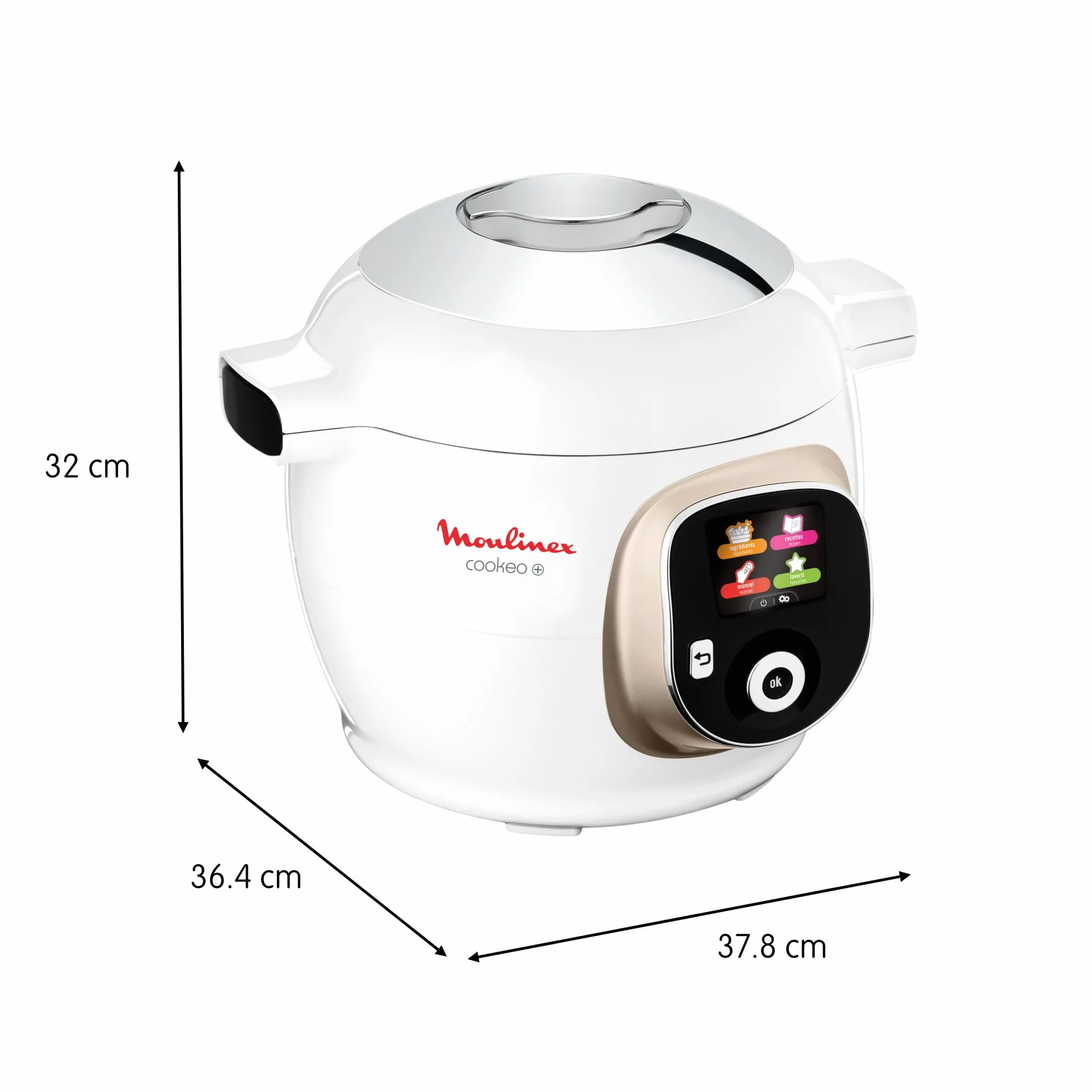 Moulinex Cookeo Inteligentny multicooker 6L 1600W 150 przepisów biały