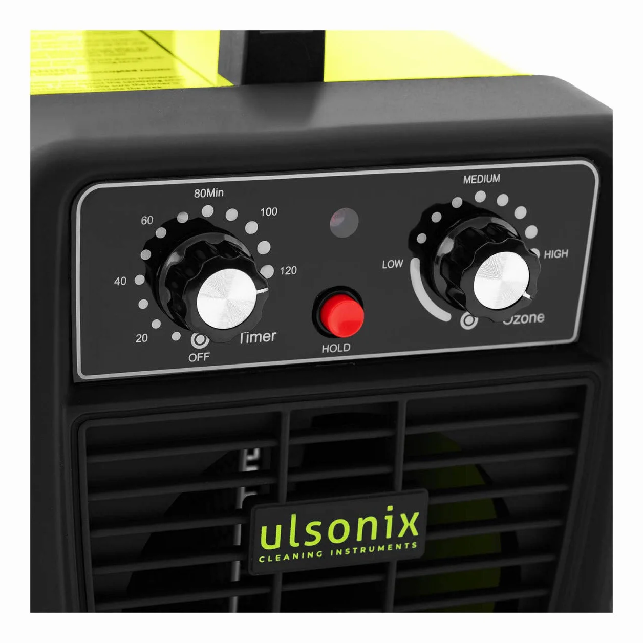 Przemysłowy generator ozonu, oczyszczacz powietrza, sterylizator ozonu, timer 10000 mg/h 95 W AIRCLEAN 10G-ECO (timer 60 min, stal malowana proszkowo, filtr ze stali nierdzewnej)