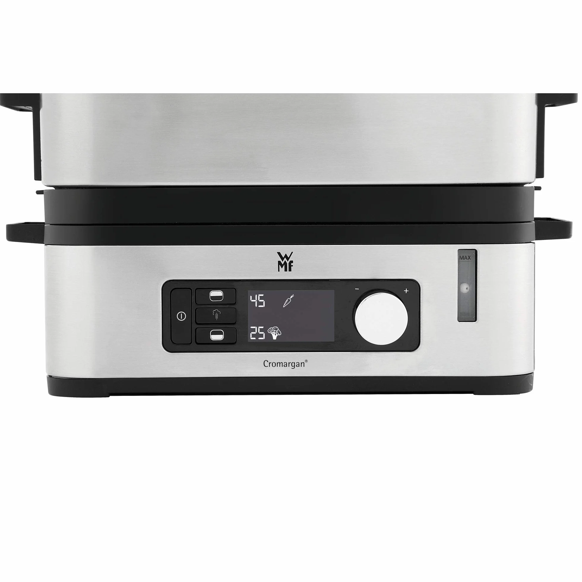 Wmf 415090011 Parowar, Czarny/Srebrny, 30L